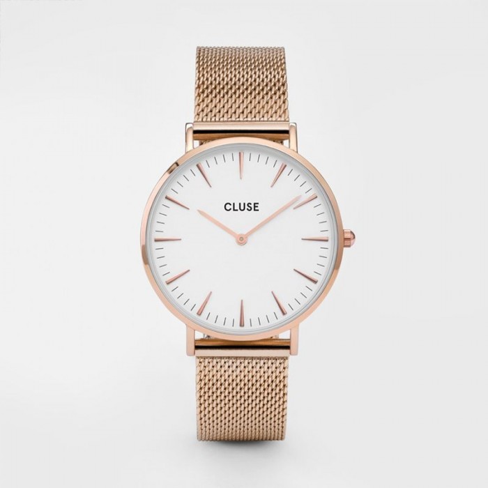 CLUSE Boho Chic mesh rose gold/white - CL18112