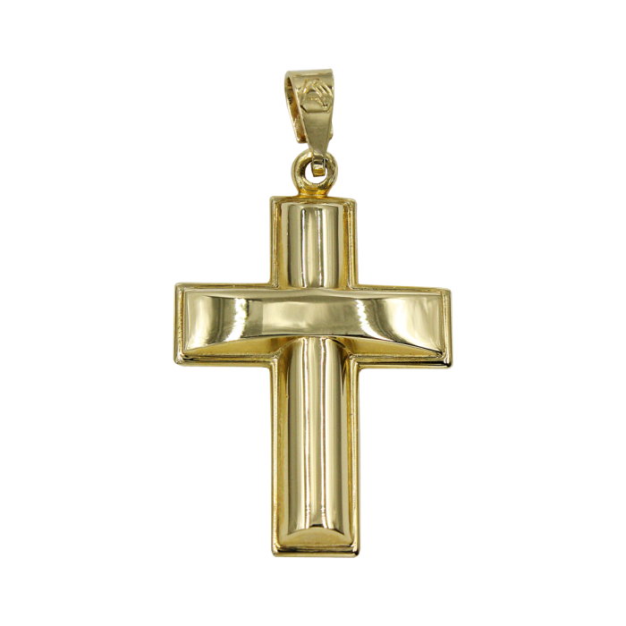Ανδρικός χρυσός σταυρός 14Κ - ST1037