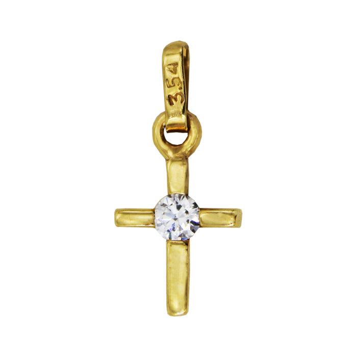 Γυναικείος χρυσός σταυρός 14Κ - ST1399K