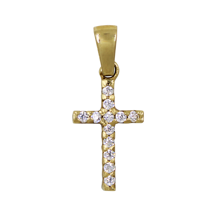 Γυναικείος χρυσός σταυρός 14Κ - ST1506