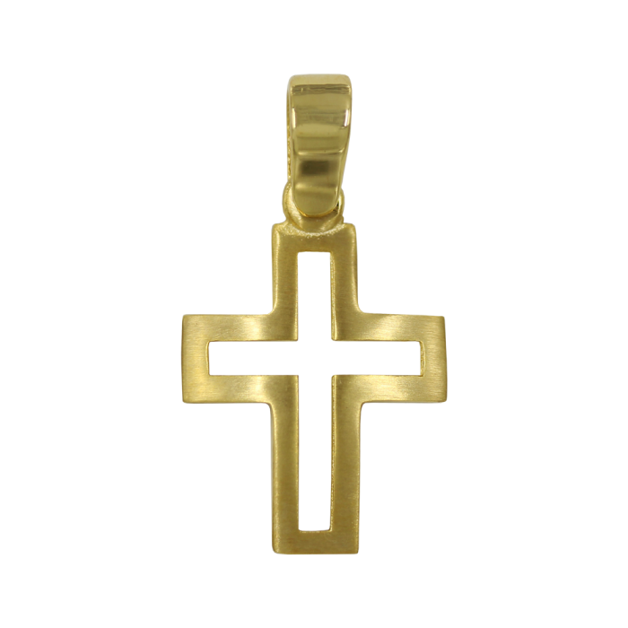 Χρυσός σταυρός 14Κ - ST1558