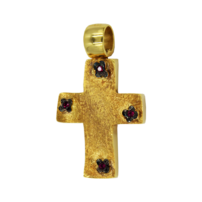 Γυναικείος χρυσός σταυρός 14Κ - ST1151