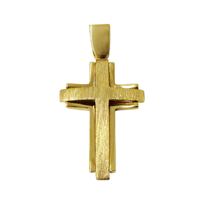 Ανδρικός χρυσός σταυρός 14Κ - ST1472