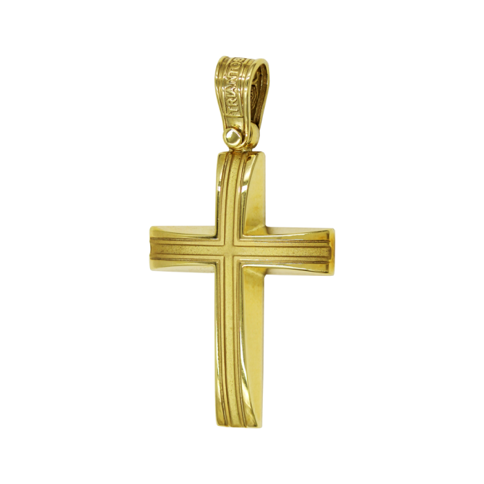 Ανδρικός χρυσός σταυρός 14Κ - ST1262
