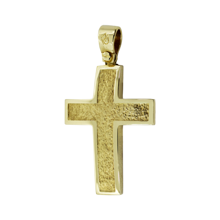 Ανδρικός χρυσός σταυρός 14Κ - ST1544