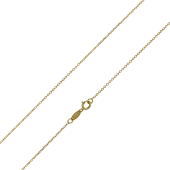 Αλυσίδα Στρόγγυλη Διαμανταρισμένη No2 Χρυσή 14Κ 1,0χιλ - AL2009_0