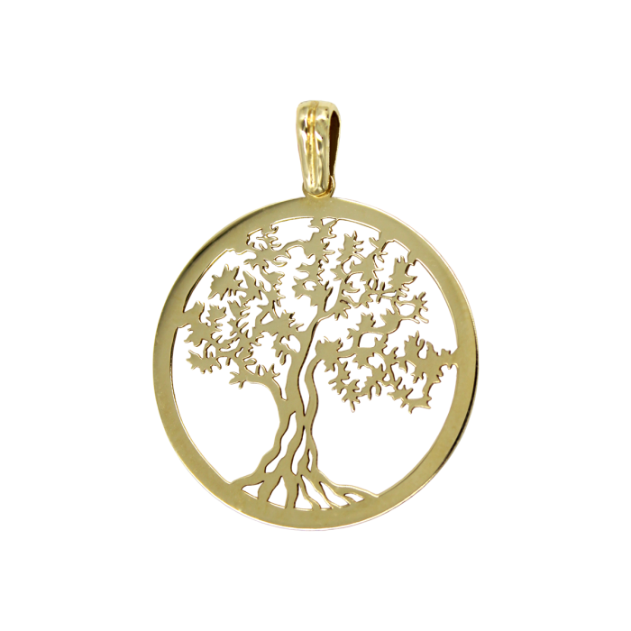 Μενταγιόν Δέντρο Ζωής Χρυσό 14Κ - ME1067