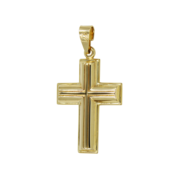 Ανδρικός Χρυσός Σταυρός 14Κ - ST1630