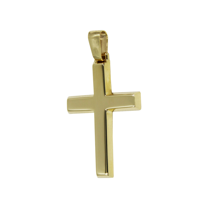 Ανδρικός Χρυσός Σταυρός 14Κ - ST1668