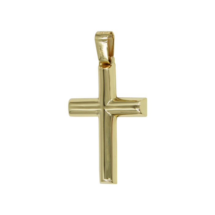 Ανδρικός Χρυσός Σταυρός 14Κ - ST1670